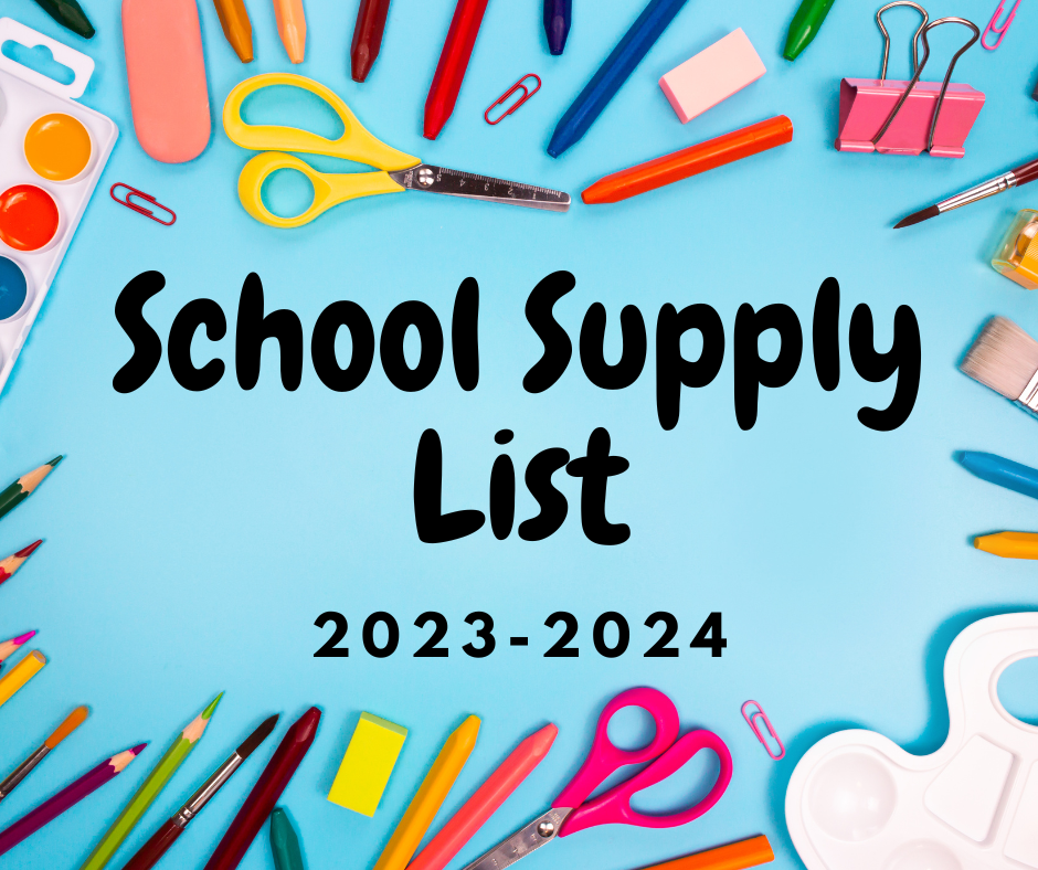 Hooverville Elementary School Supply List 20232024 Hooverville